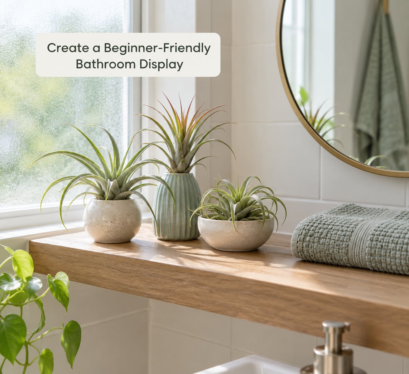 Create a Beginner-Friendly Bathroom Display