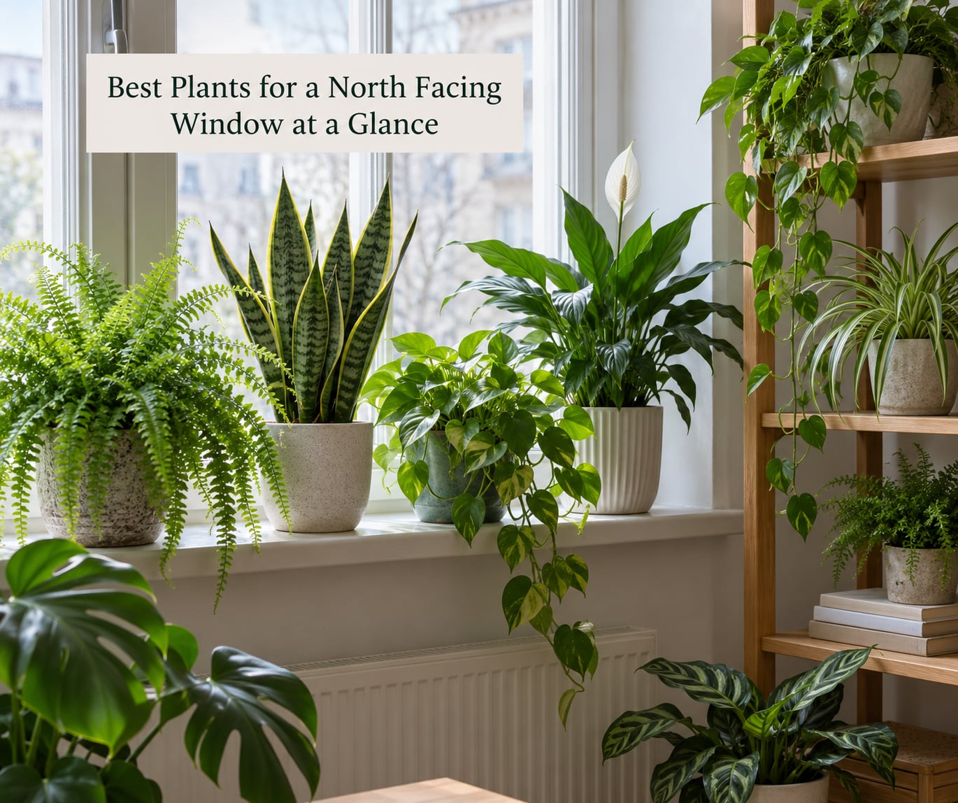 Best Plants for a North Facing Window at a Glance