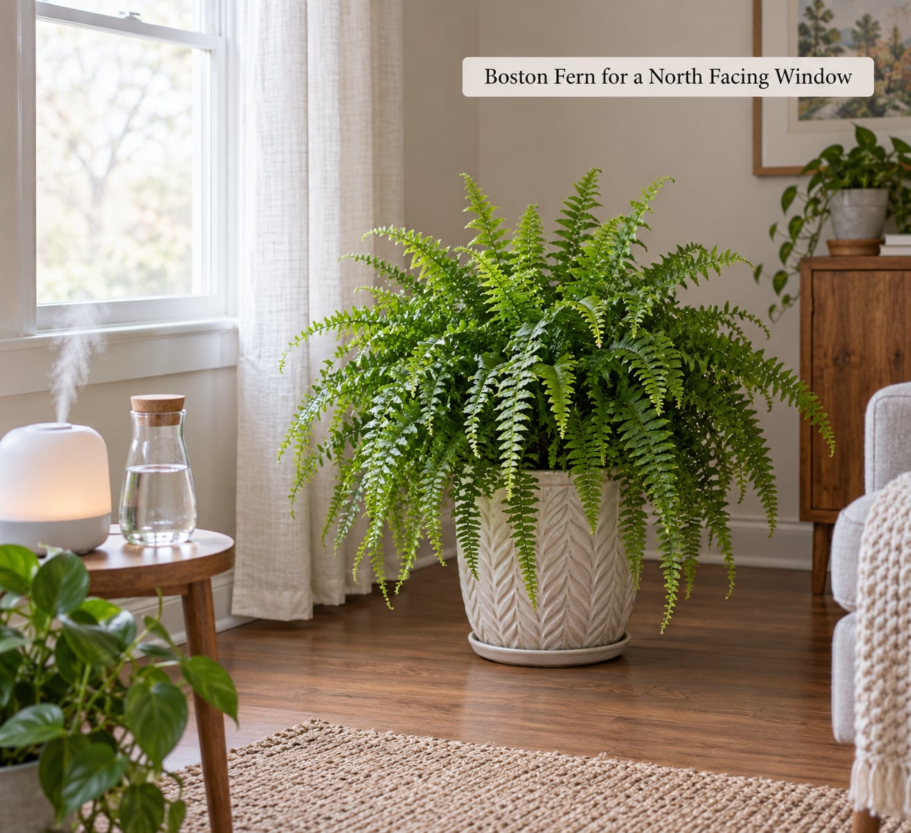 Boston Fern for a North Facing Window