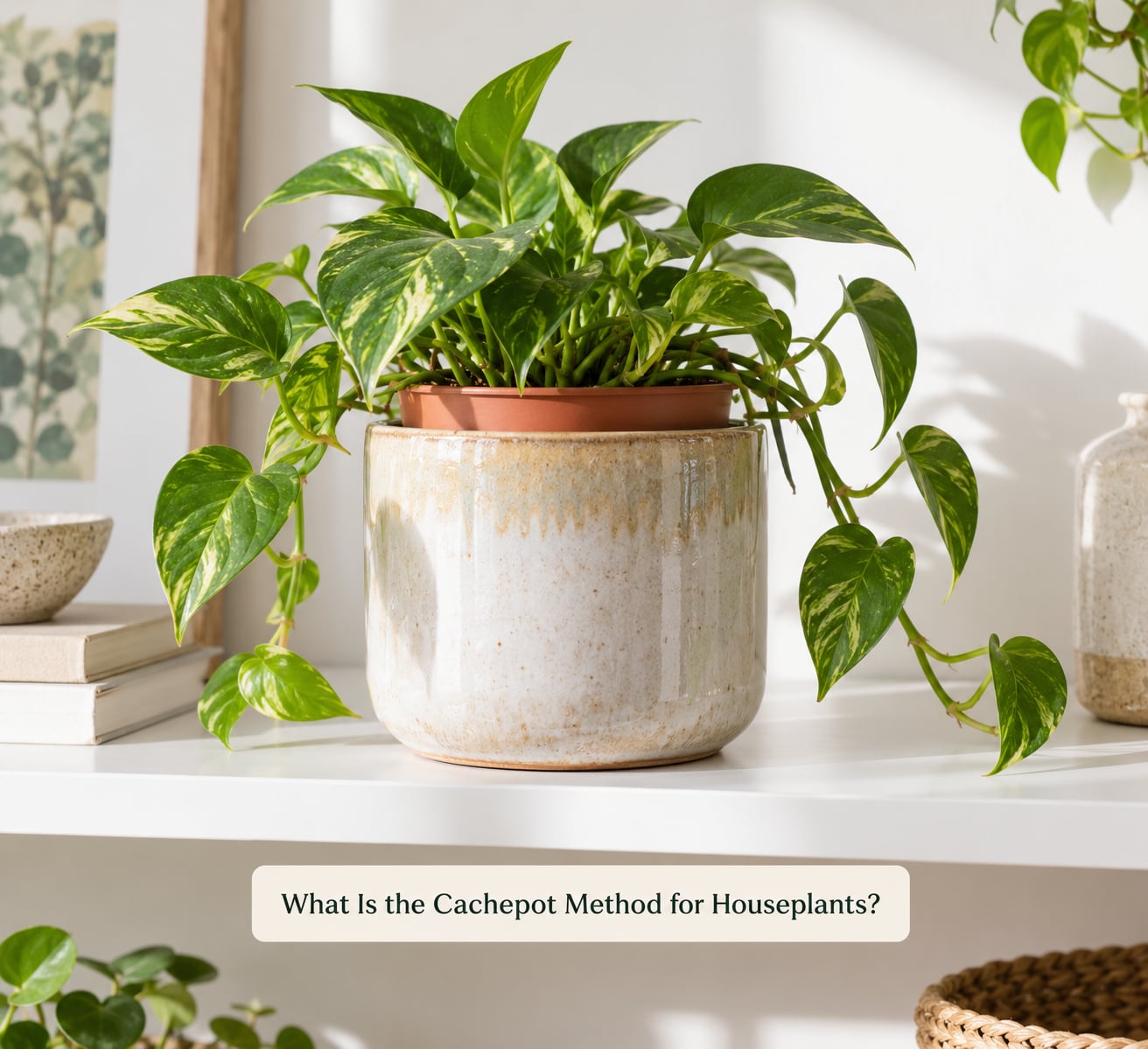 What Is the Cachepot Method for Houseplants?