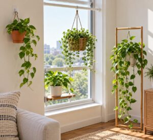 how to hang plants without drilling holes