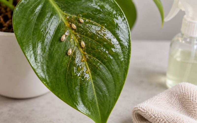 Sticky Residue on Houseplant Leaves Causes: 8 Fixes 2026