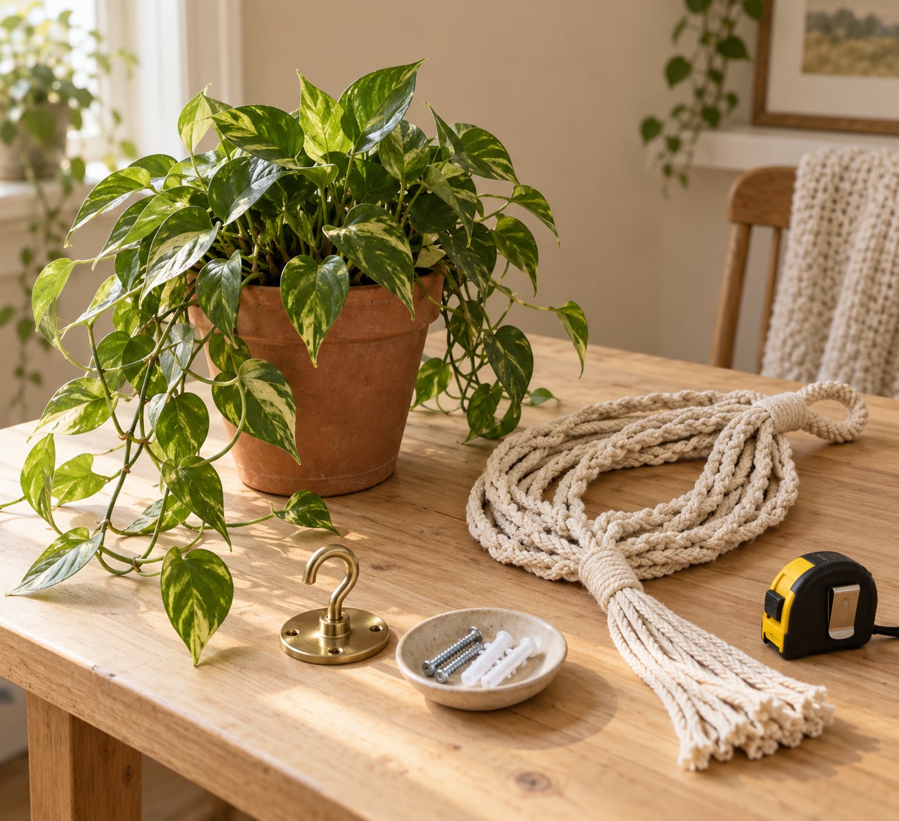 macrame plant hanger how to choose a hook