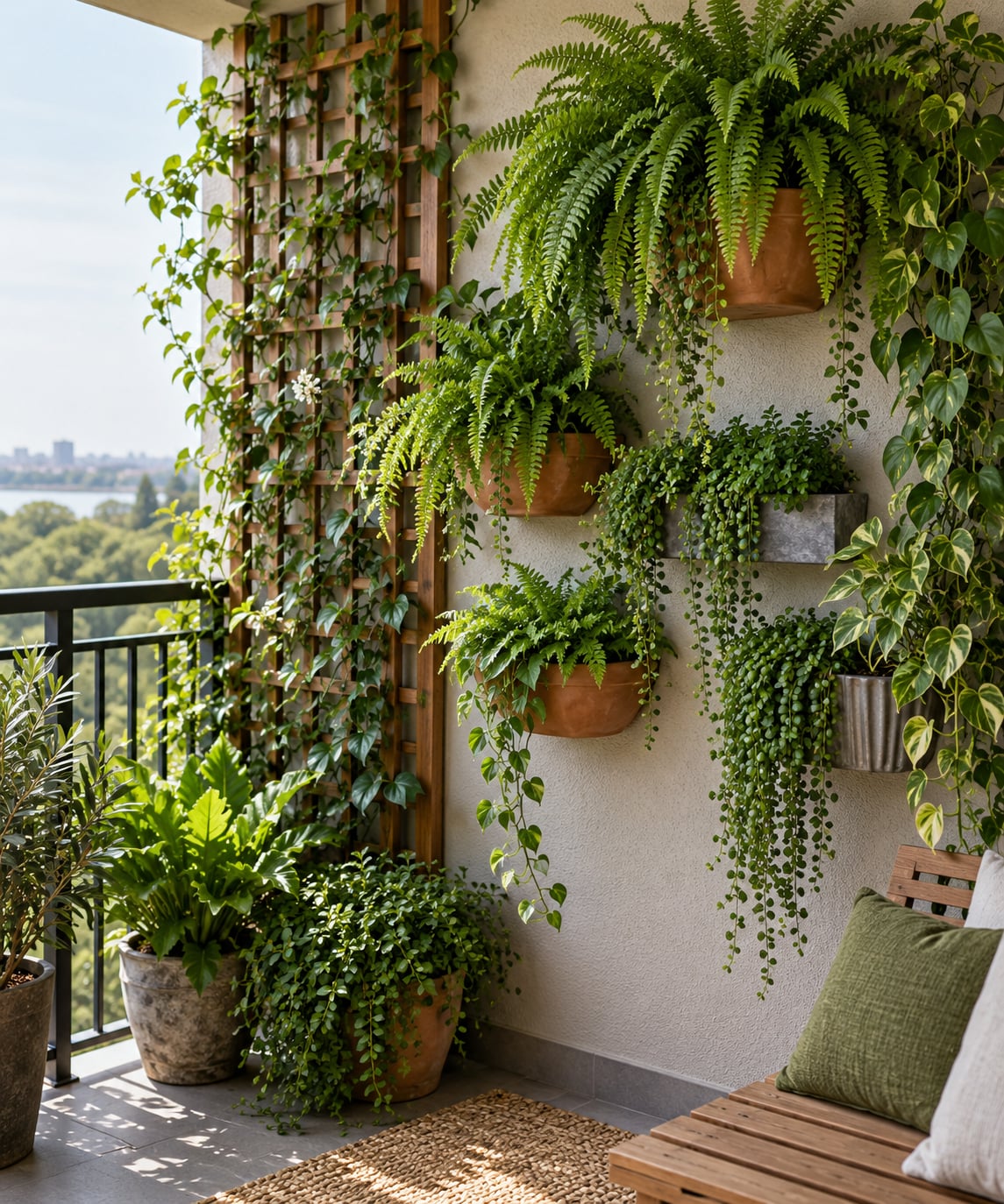 how to choose plants for a shady vertical garden
