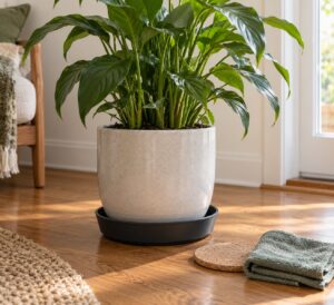 plant saucers that do not stain floors