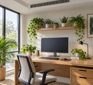 plants for a home office desk that tolerate air conditioning