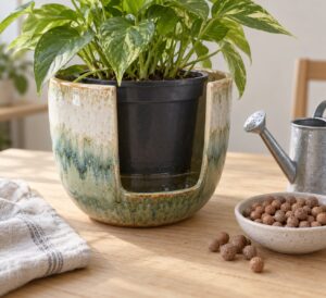 how to use a pot without drainage holes safely