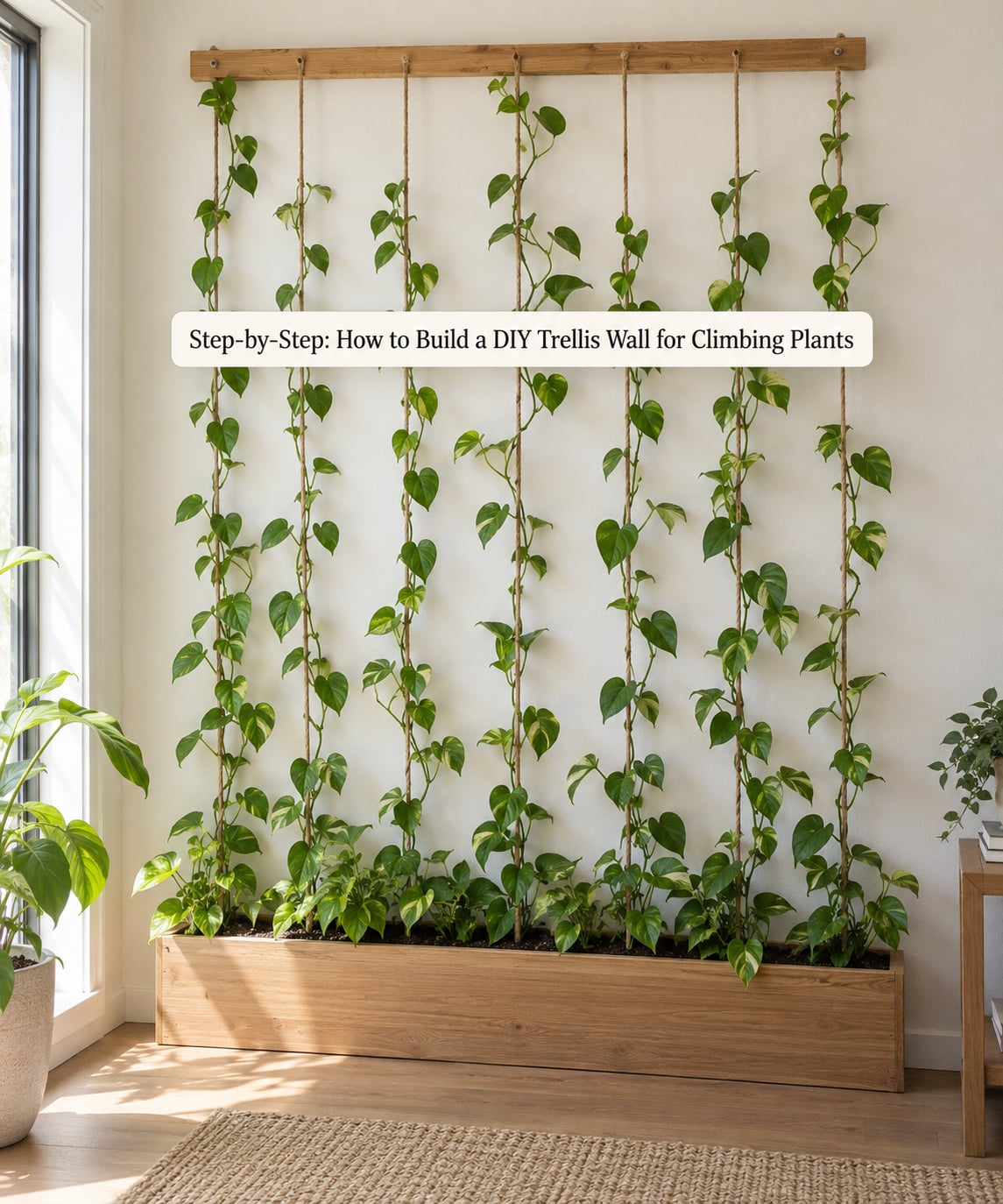 Step-by-Step: How to Build a DIY Trellis Wall for Climbing Plants