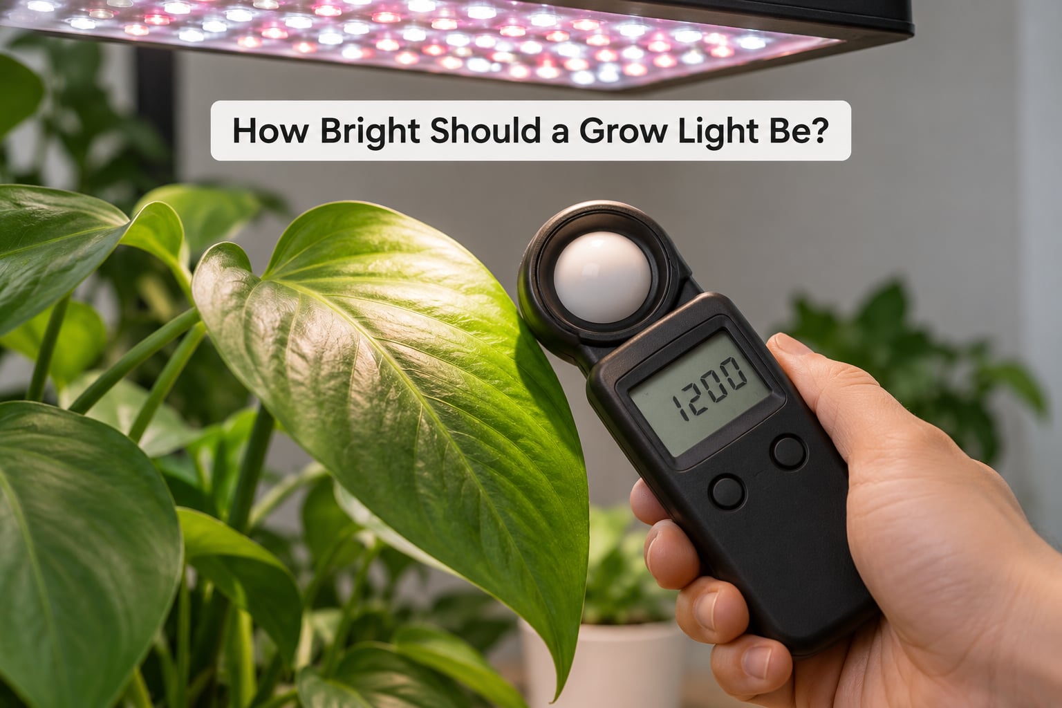 How Bright Should a Grow Light Be?
