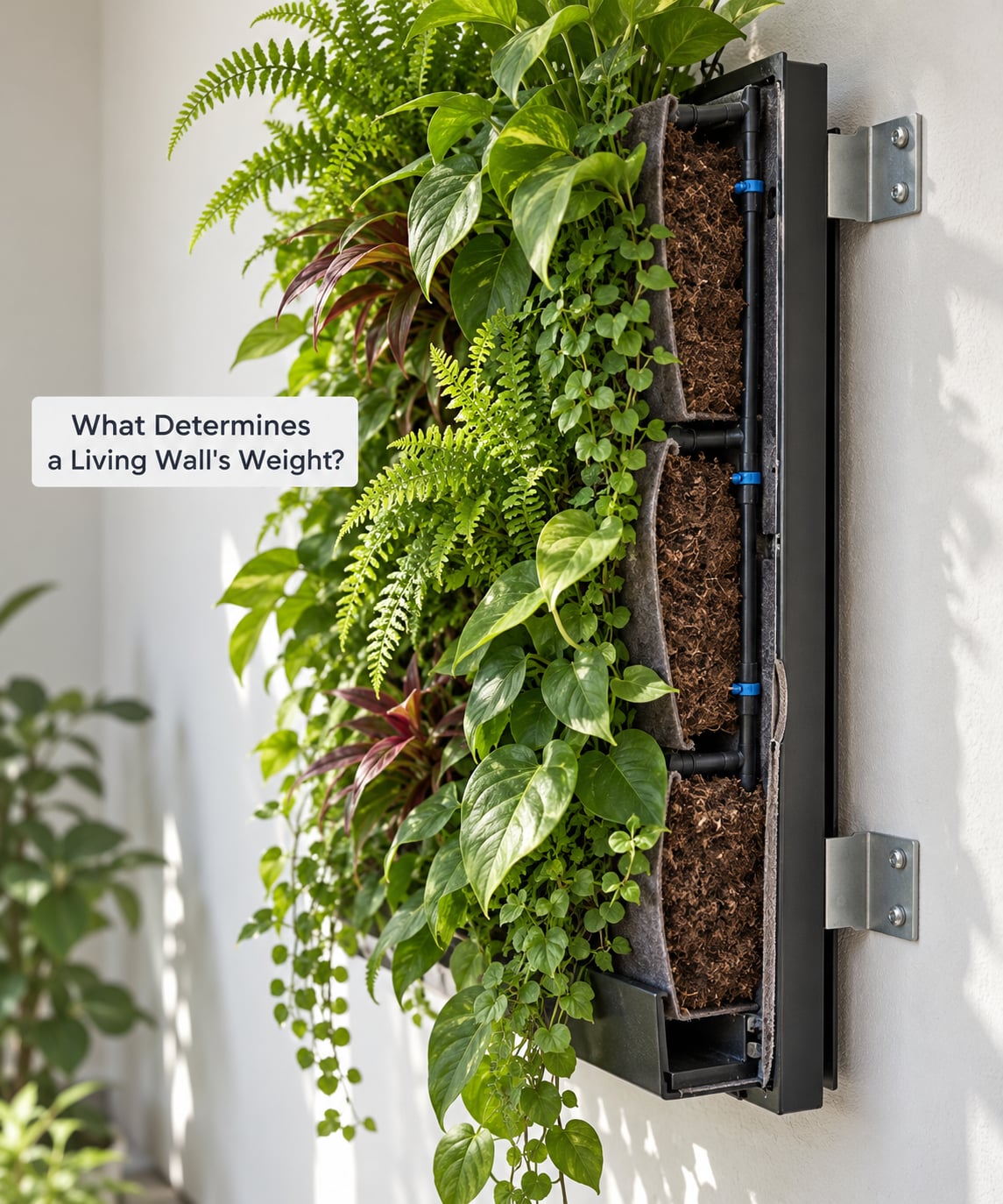 What Determines a Living Wall's Weight?