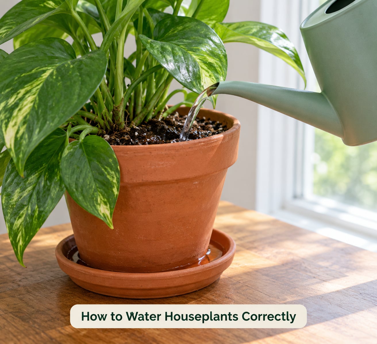 How to Water Houseplants Correctly