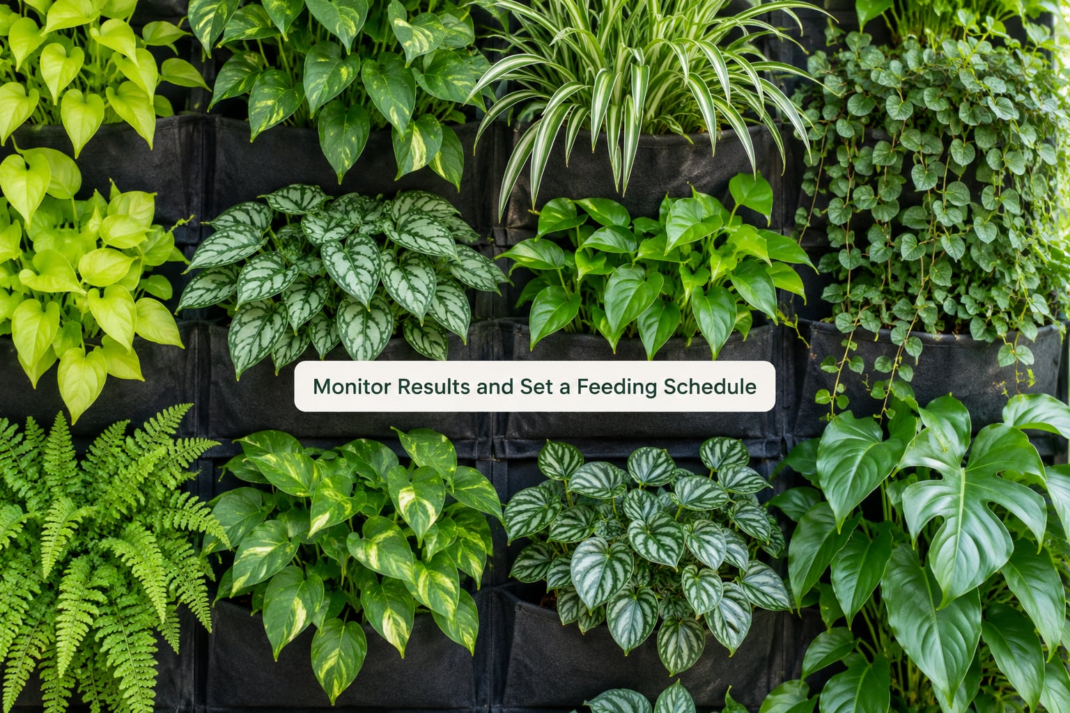 Monitor Results and Set a Feeding Schedule