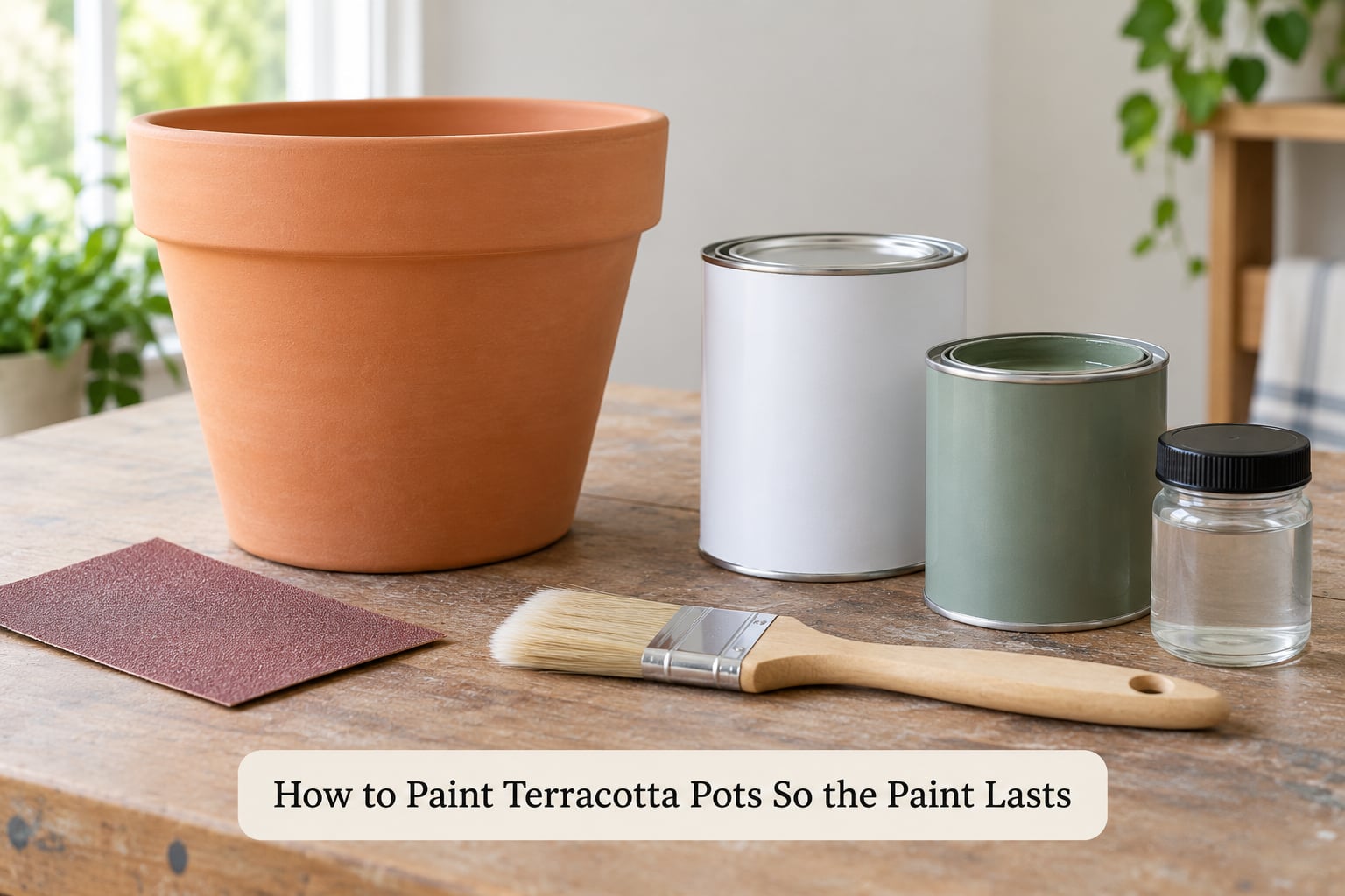 How to Paint Terracotta Pots So the Paint Lasts