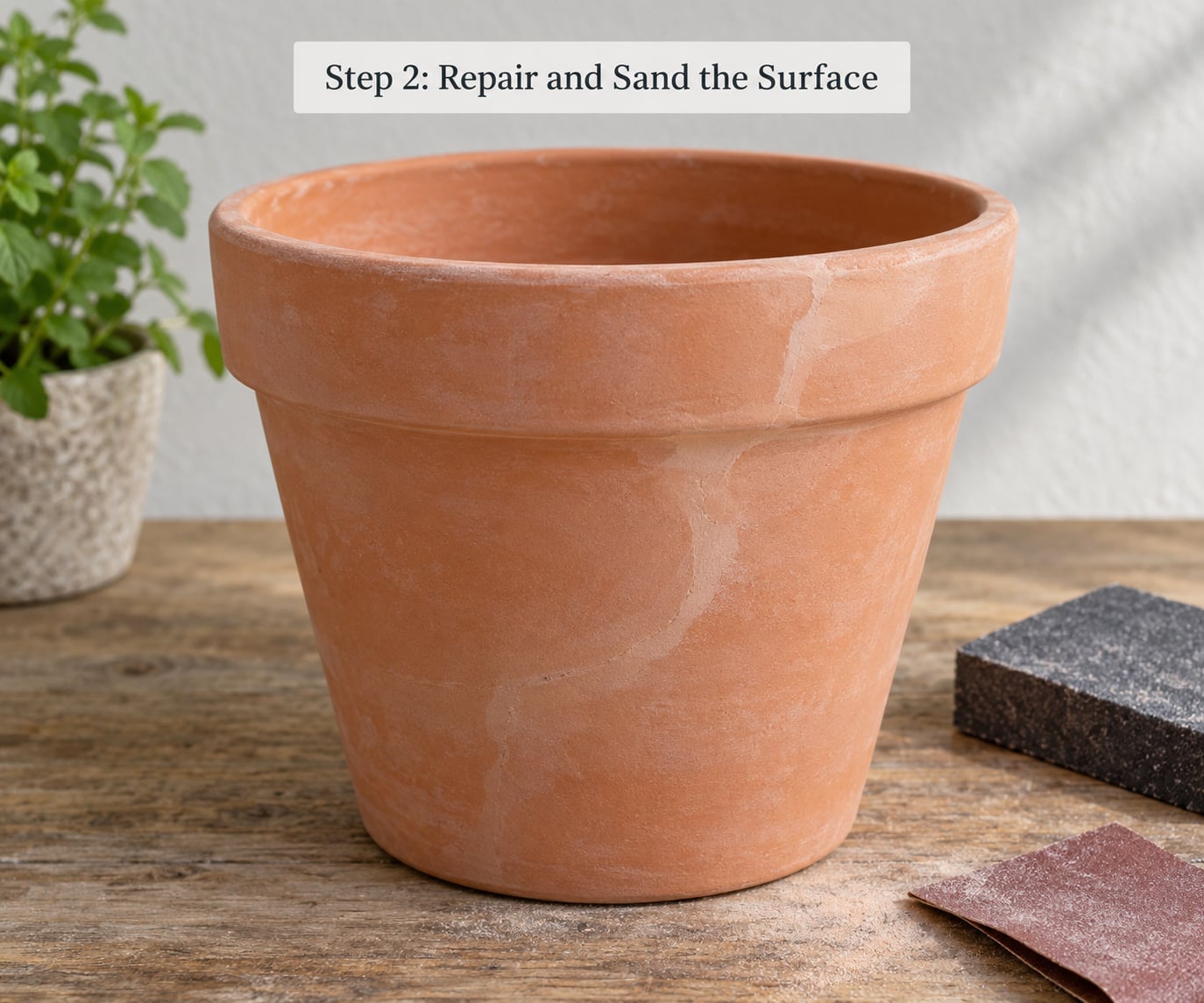 Step 2: Repair and Sand the Surface