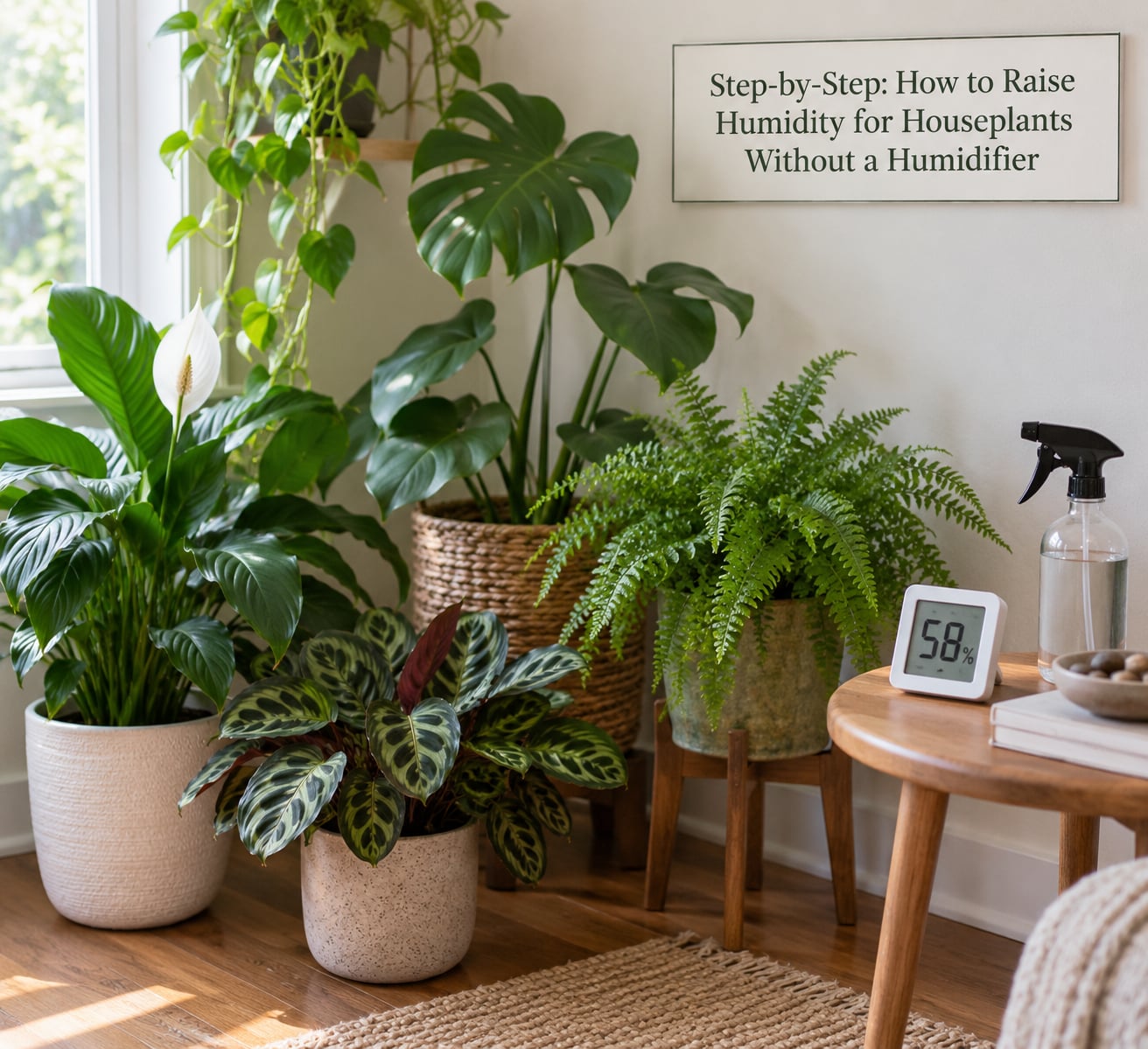 Step-by-Step: How to Raise Humidity for Houseplants Without a Humidifier