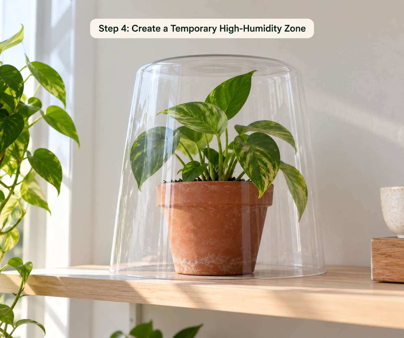 Step 4: Create a Temporary High-Humidity Zone