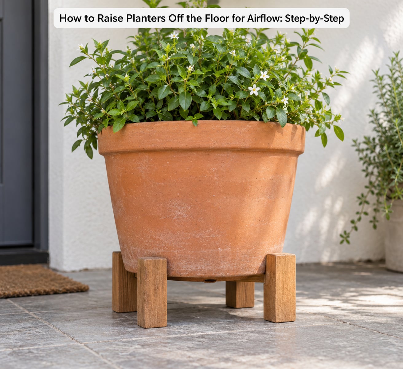 How to Raise Planters Off the Floor for Airflow: Step-by-Step