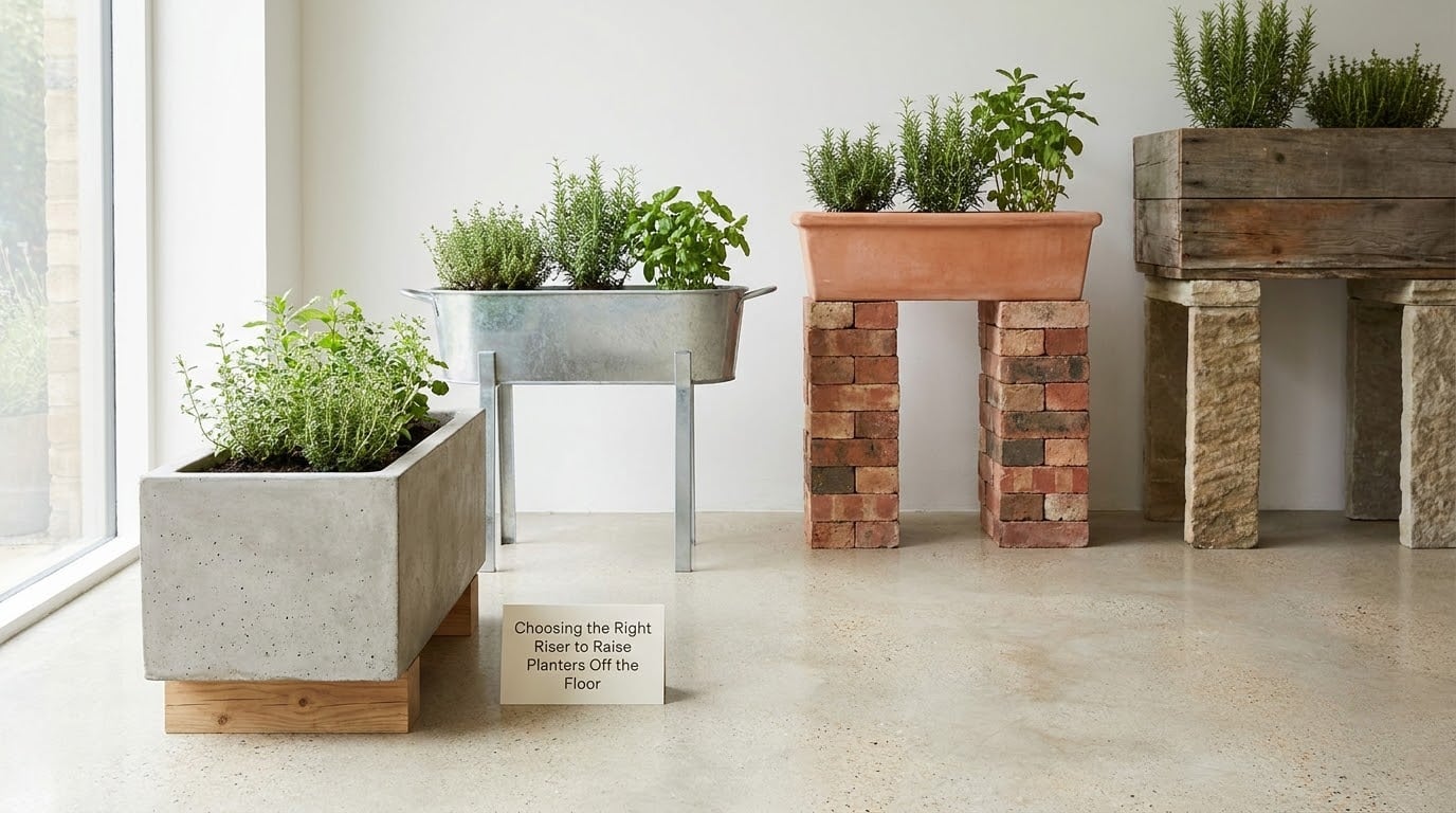 Choosing the Right Riser to Raise Planters Off the Floor