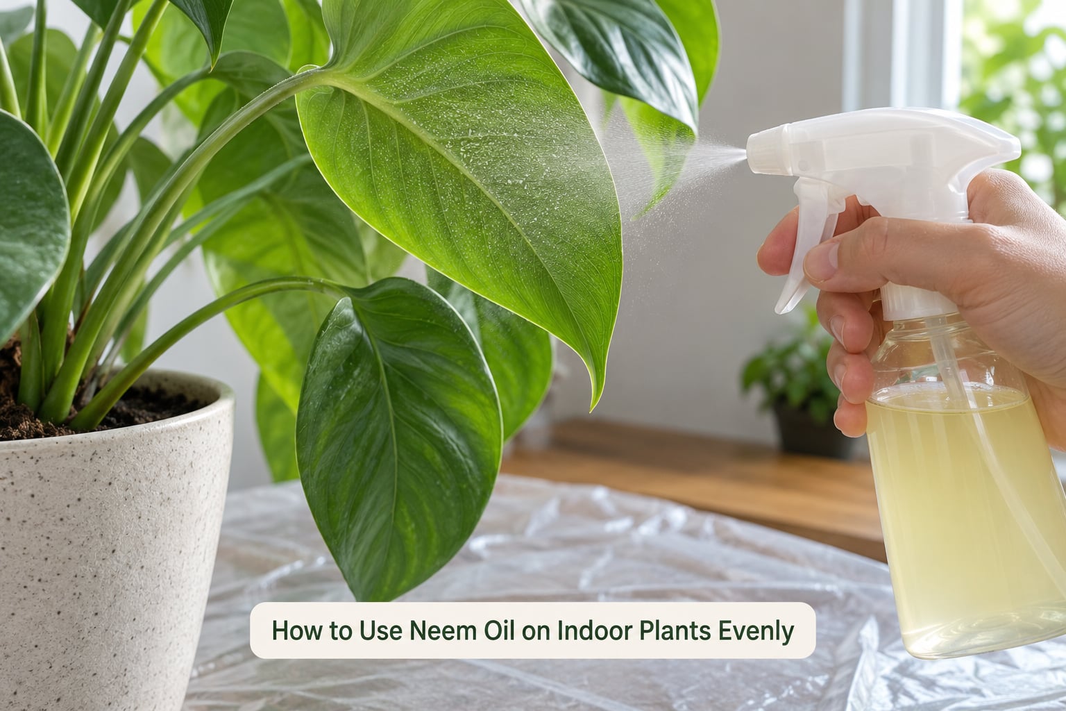 How to Use Neem Oil on Indoor Plants Evenly