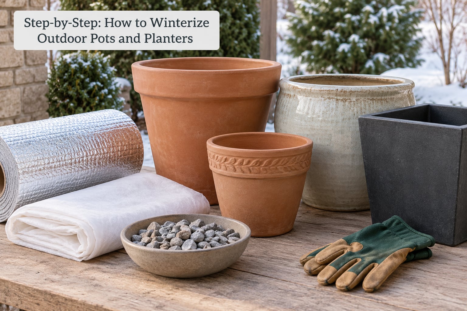 Step-by-Step: How to Winterize Outdoor Pots and Planters