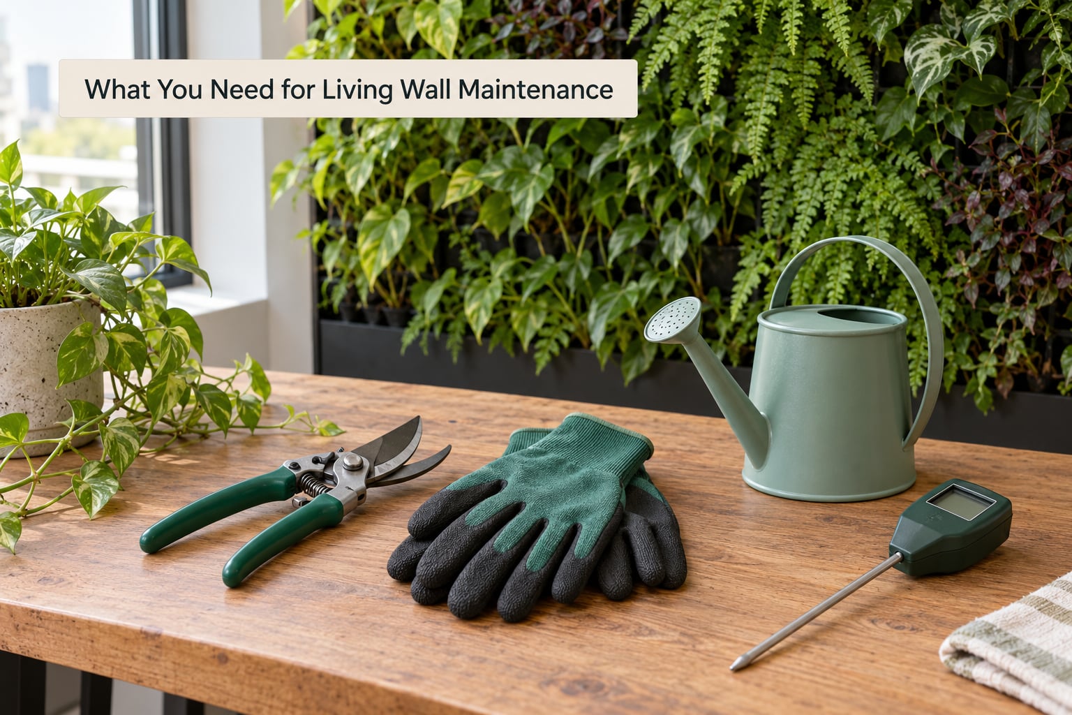 What You Need for Living Wall Maintenance