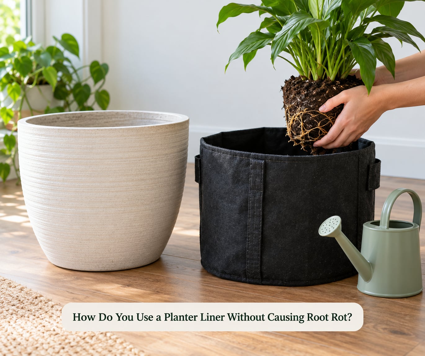 How Do You Use a Planter Liner Without Causing Root Rot?