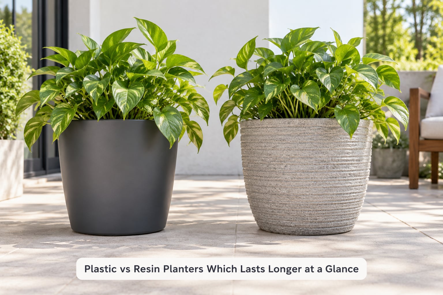 Plastic vs Resin Planters Which Lasts Longer at a Glance