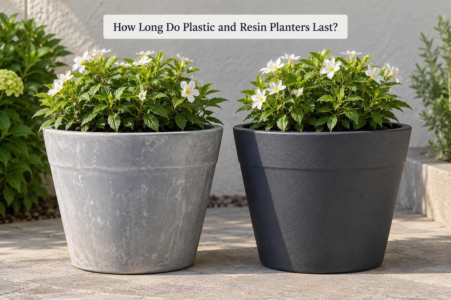 How Long Do Plastic and Resin Planters Last?