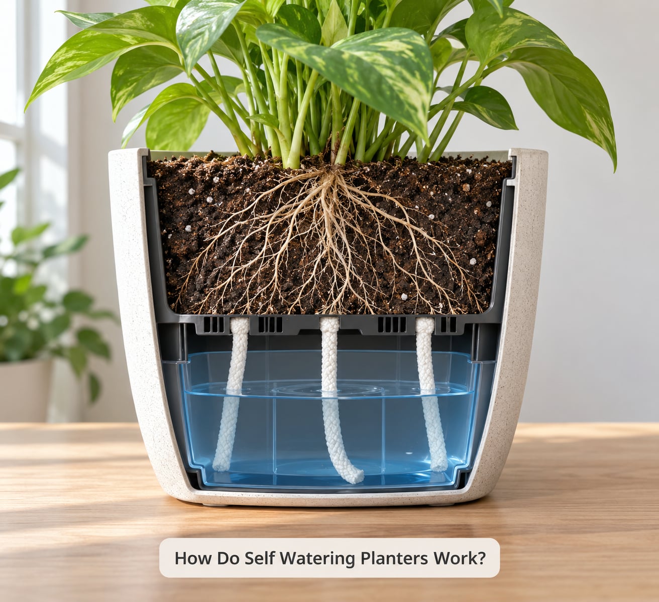 How Do Self Watering Planters Work?