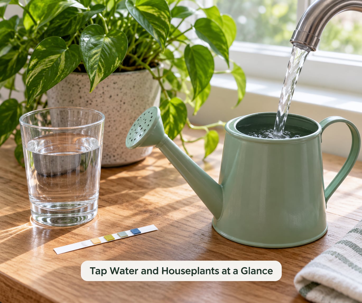 Tap Water and Houseplants at a Glance