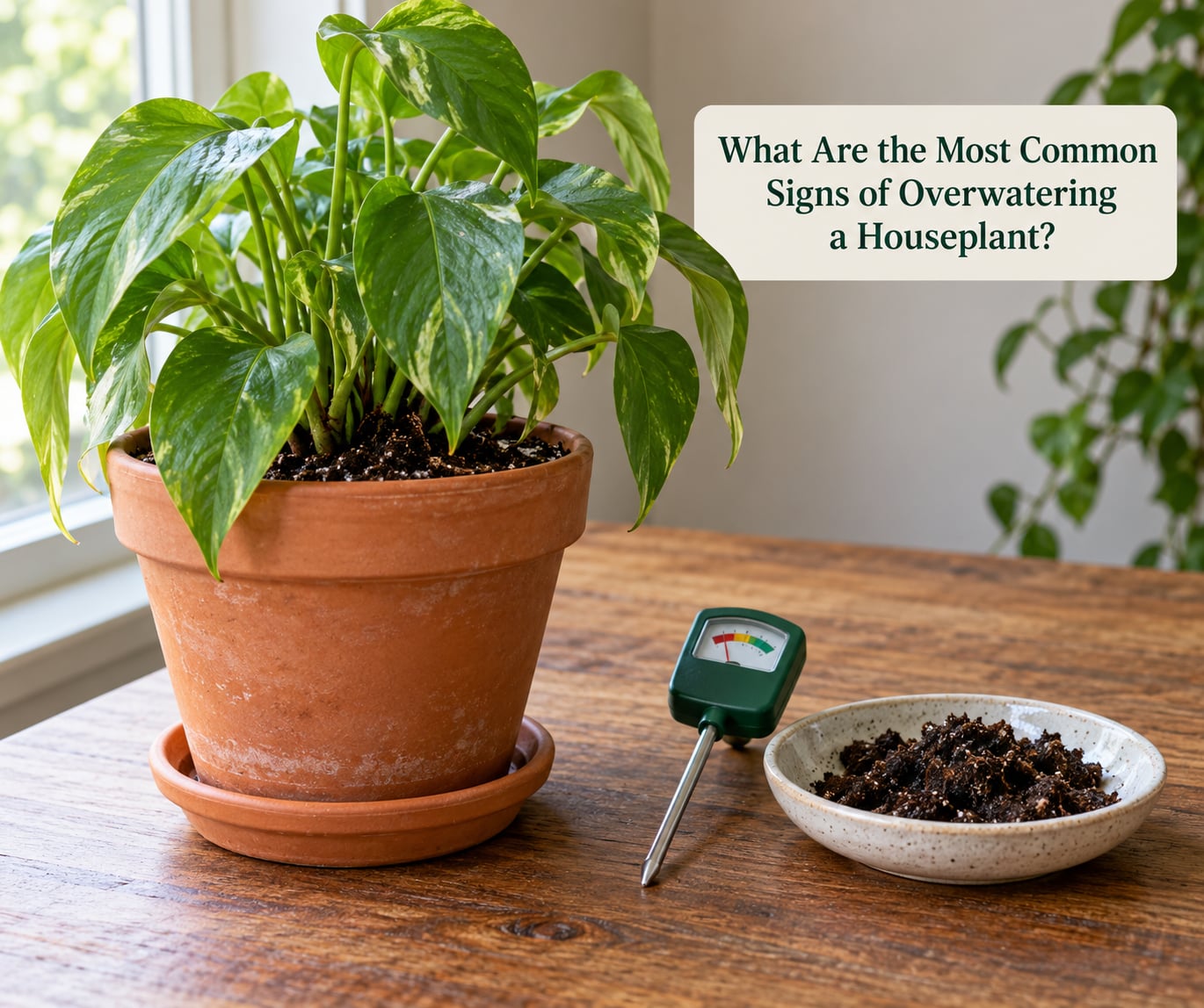What Are the Most Common Signs of Overwatering a Houseplant?