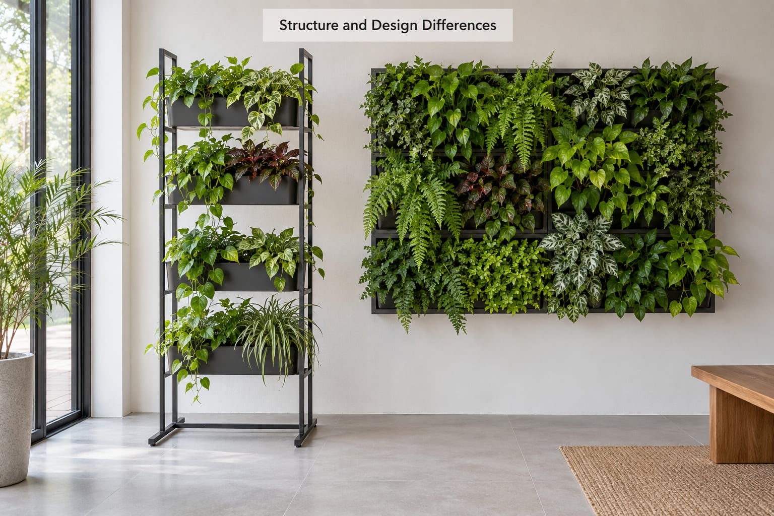 Structure and Design Differences