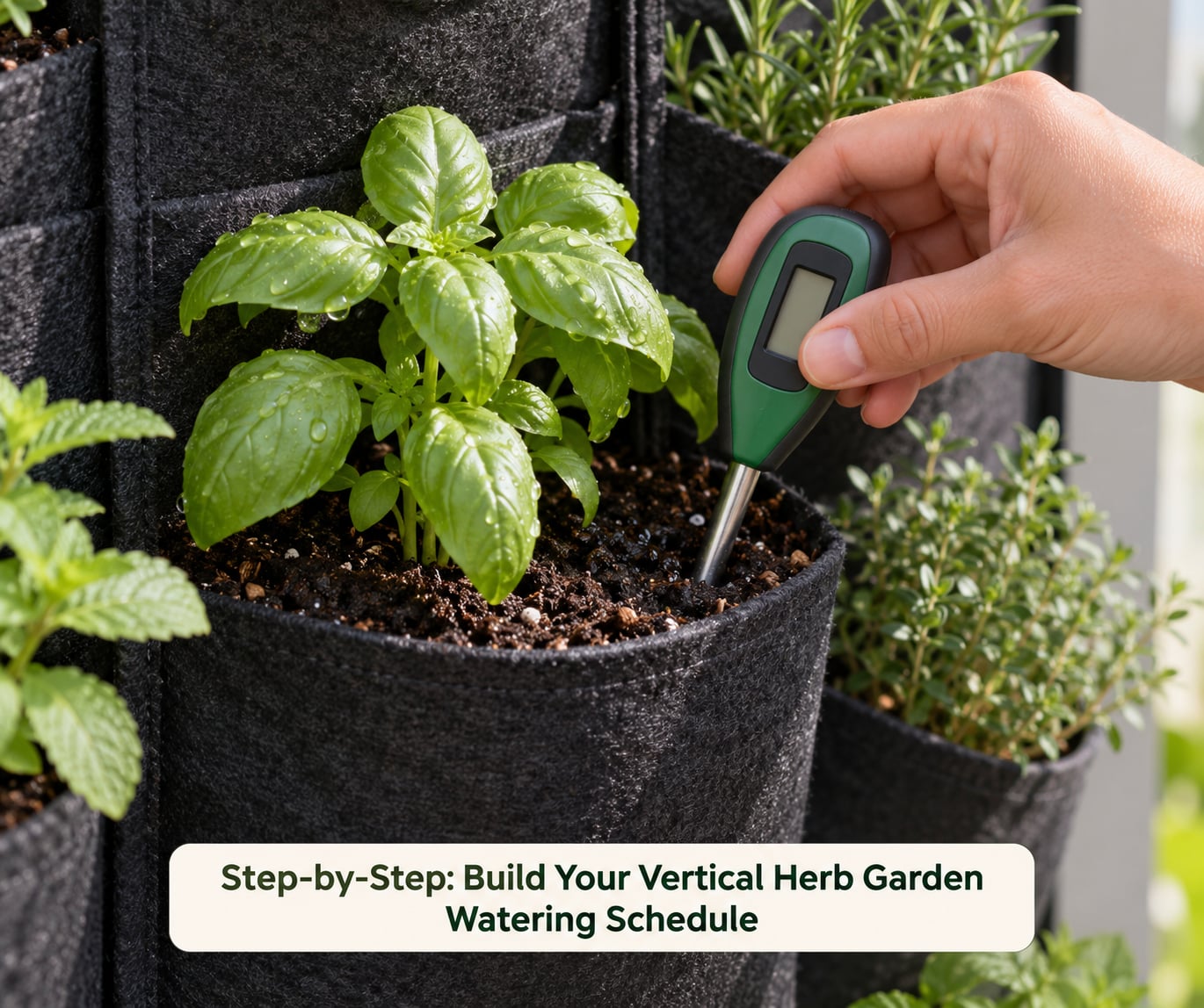 Step-by-Step: Build Your Vertical Herb Garden Watering Schedule