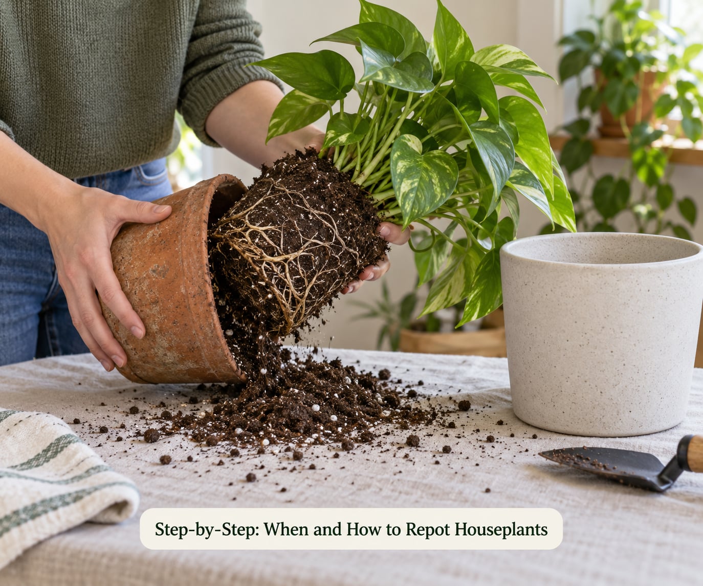 Step-by-Step: When and How to Repot Houseplants