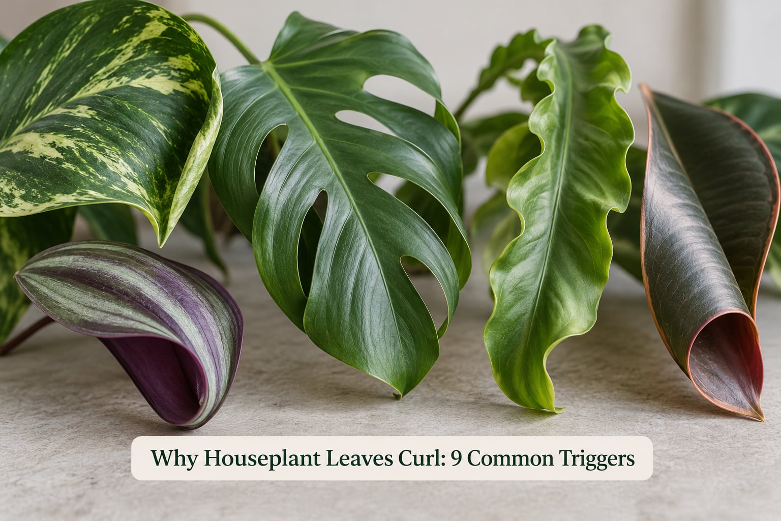 Why Houseplant Leaves Curl: 9 Common Triggers