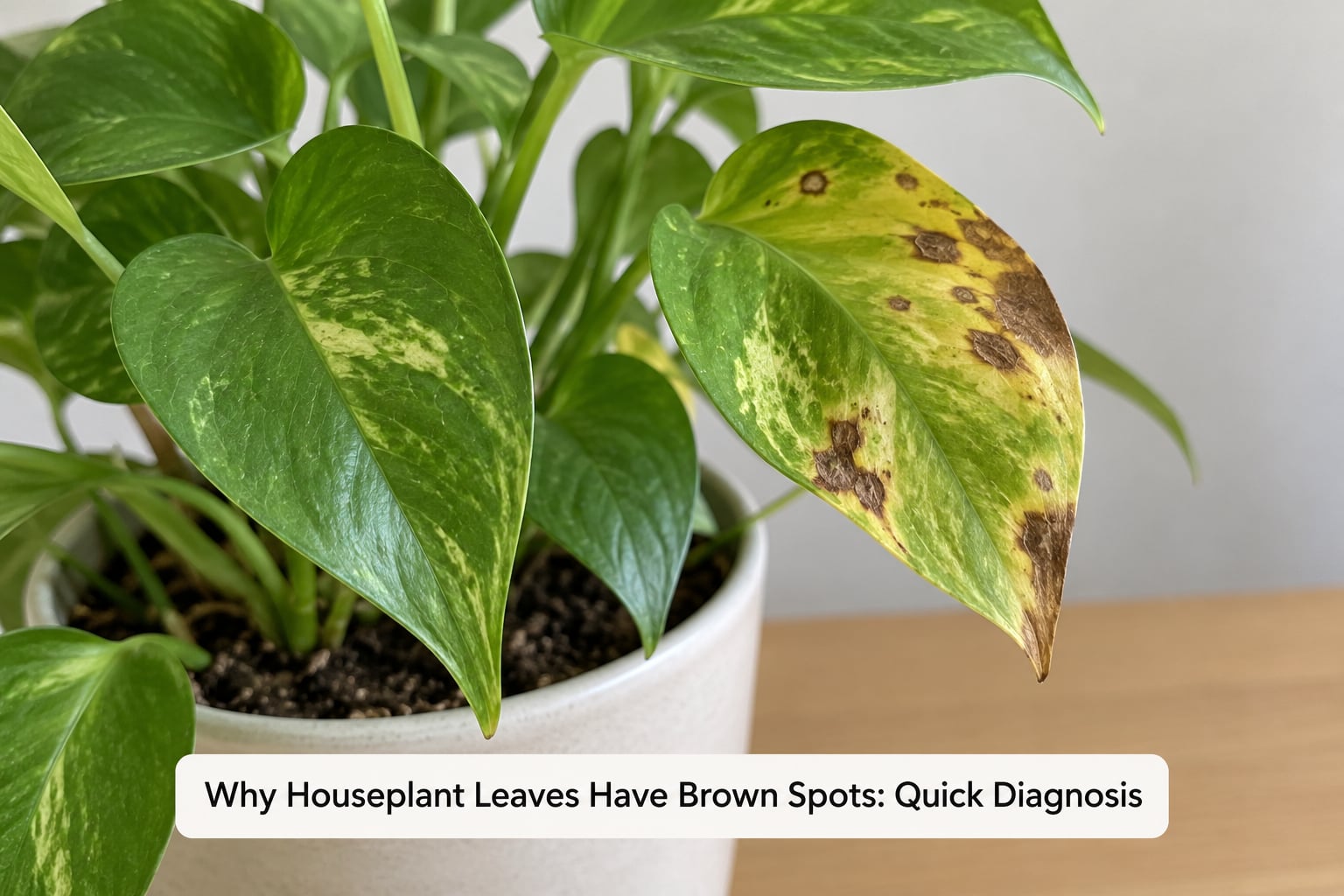 Why Houseplant Leaves Have Brown Spots: Quick Diagnosis