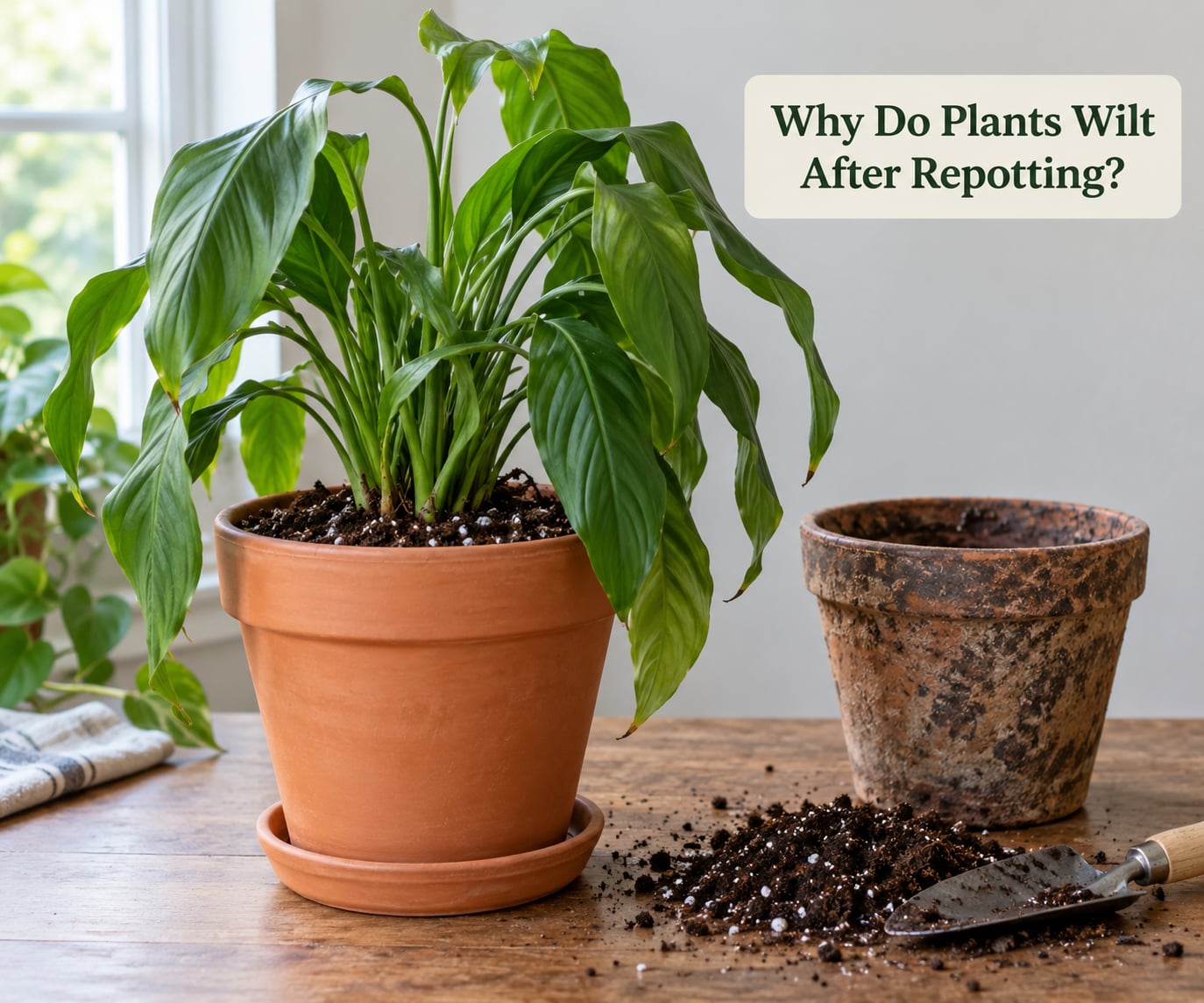Why Do Plants Wilt After Repotting?