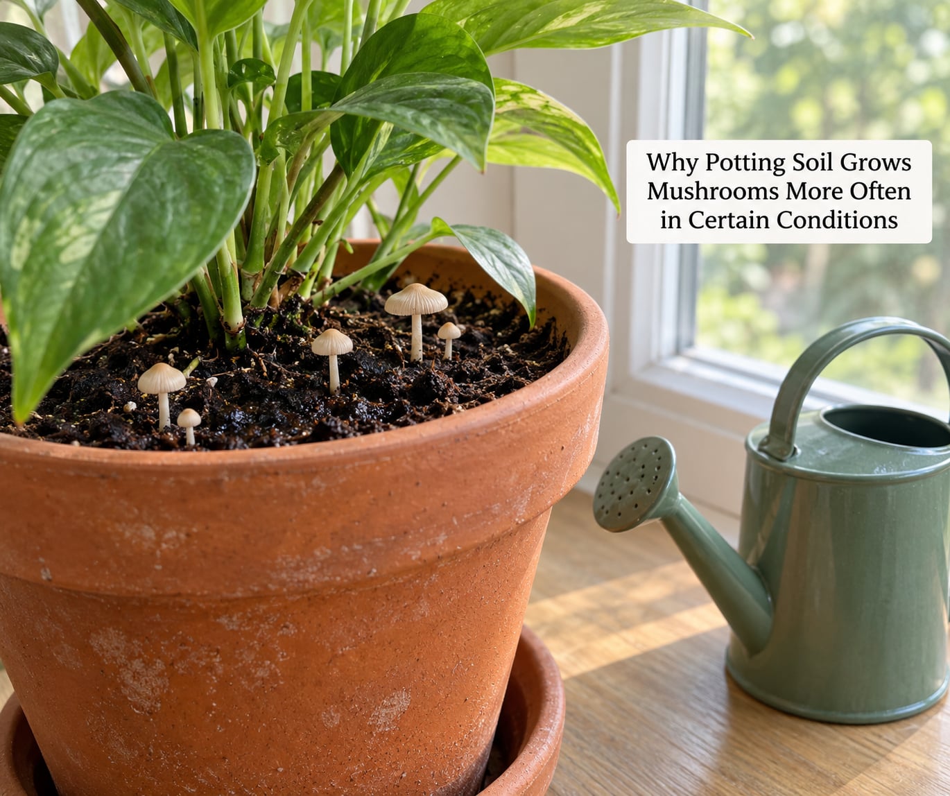 Why Potting Soil Grows Mushrooms More Often in Certain Conditions